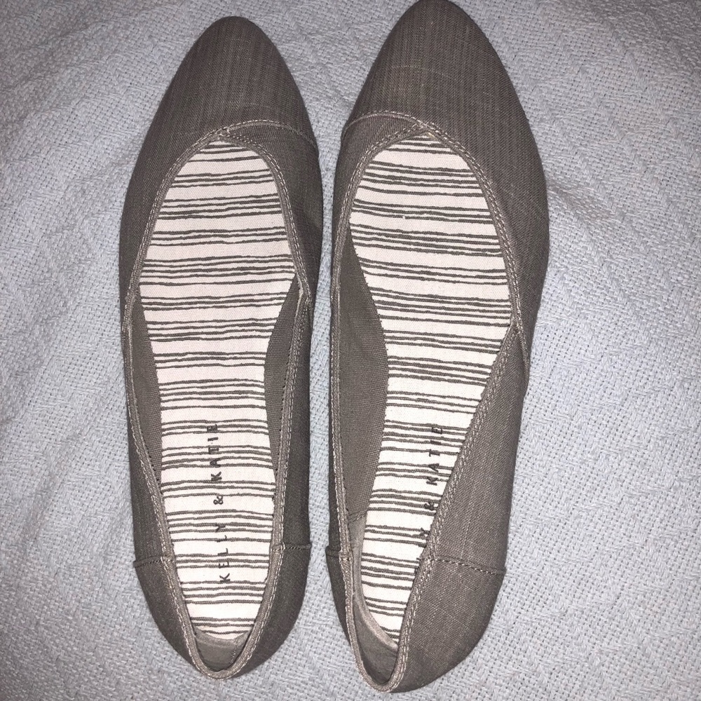 Kelly & Katie Zoe Canvas Ballet Flats | NWOT - (#1307) - Picture 3 of 8